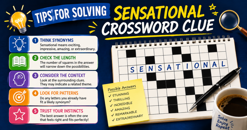 Sensational Crossword Clue