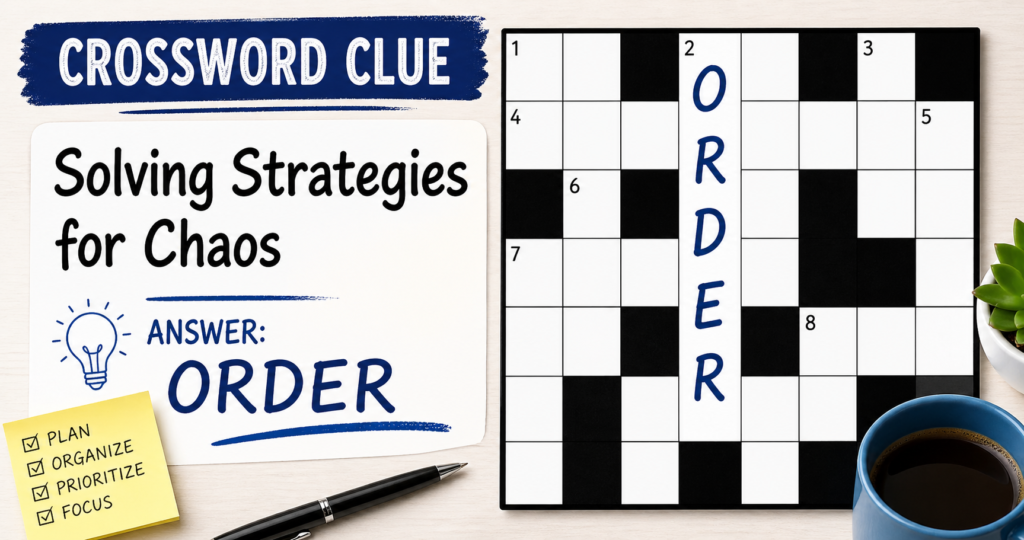 Chaos Crossword Clue