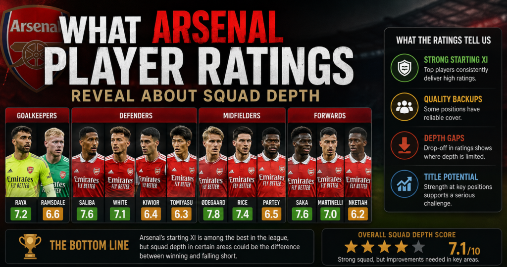 Arsenal Player Ratings